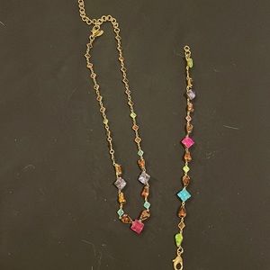 Sorrelli necklace and bracelet set